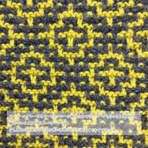 初めてでも編みやすいベルンド・ケストラーのモザイク編み 本＆毛糸(三角ショール着分)セット