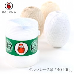 DARUMA(ダルマ) ダルマレース糸 #40 100g