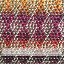 初めてでも編みやすいベルンド・ケストラーのモザイク編み 本＆毛糸(段染め糸のマフラー着分)セット