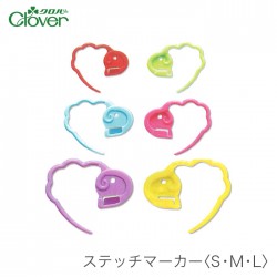 段数マーカー 段数リング 編み物マーカー / Clover(クロバー) ステッチマーカー S・M・L