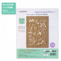刺しゅう 刺繍 キット / COSMO(コスモ) 刺しゅうを楽しむプリントクロス