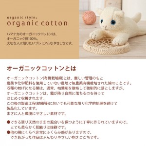 ぬいぐるみ キット オーガニック / Hamanaka(ハマナカ) やさしいなかま organic cotton 白いこねこ